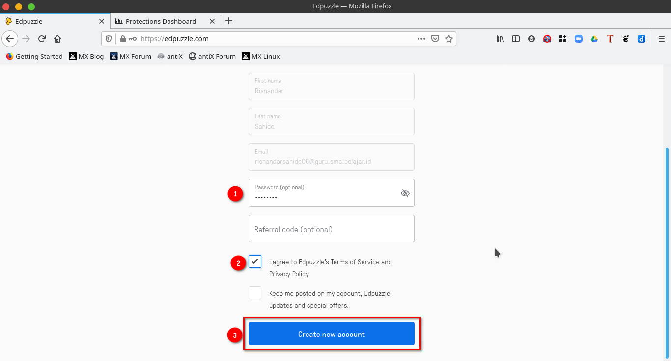 cara daftar edpuzzle