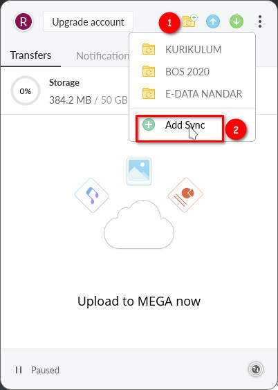megasync cloud storage android